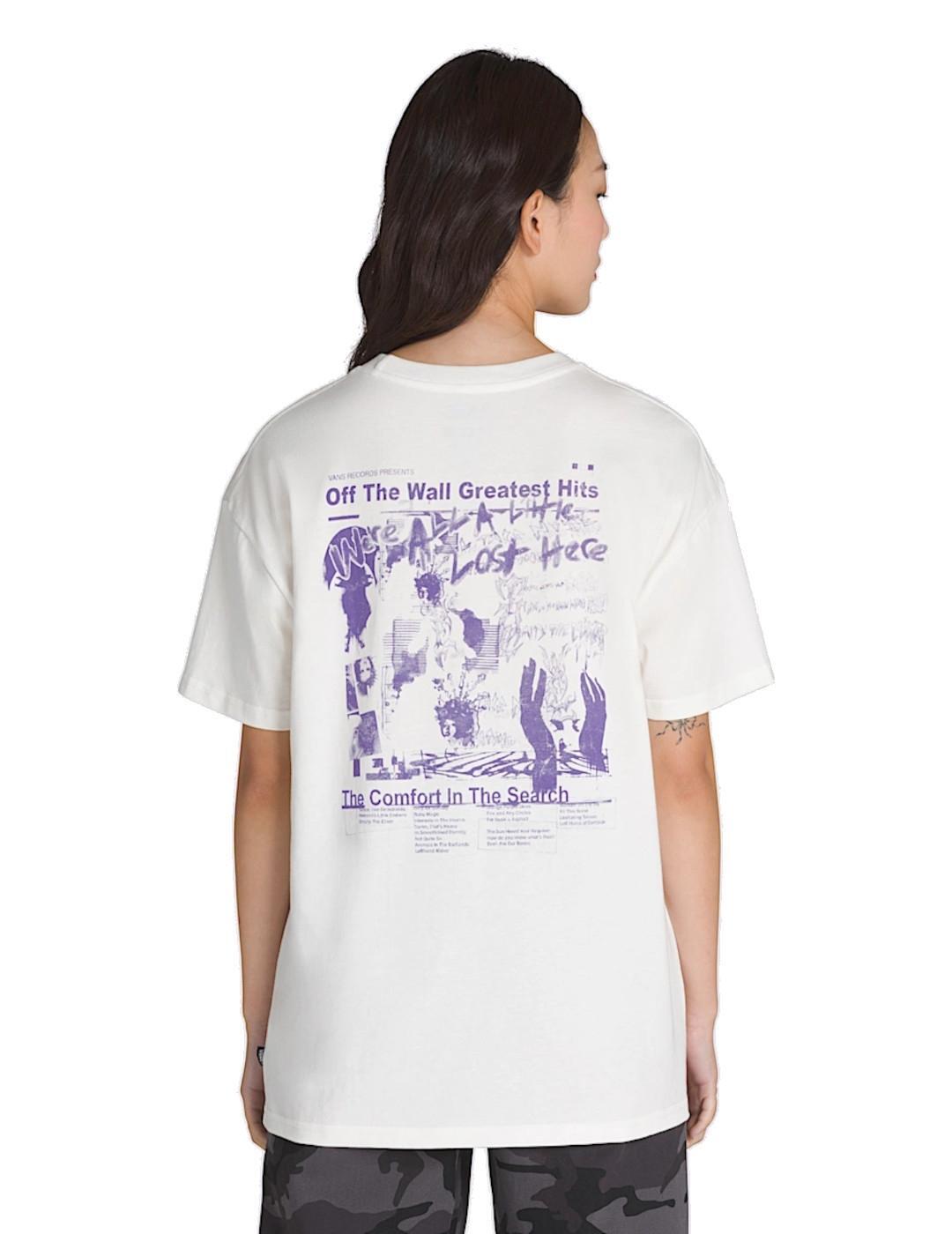 Camiseta para Mujer Vans Firemade Blanco 3/4