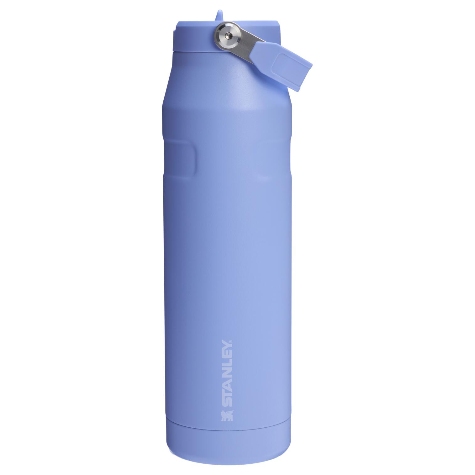 Termos tip sticla cu pai - Iceflow Flip Straw Lid - bleu - 1.06 L