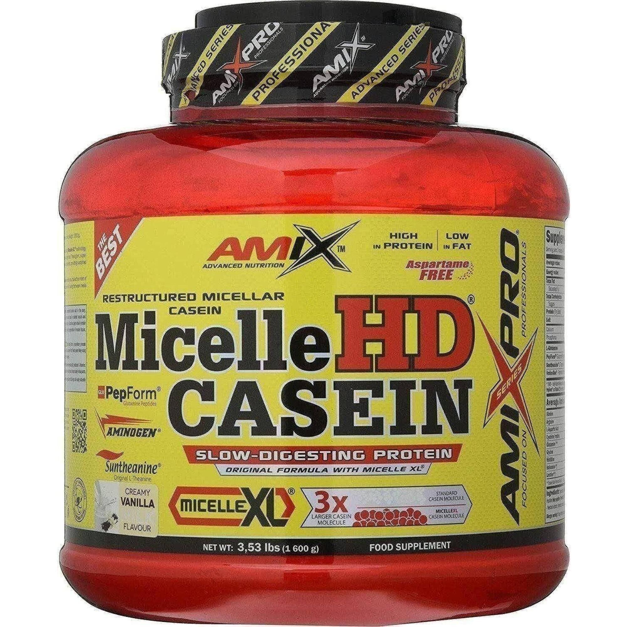 AMIX MicelleHD kasein - 1,6 kg vanilkový, AmiXpro® series
