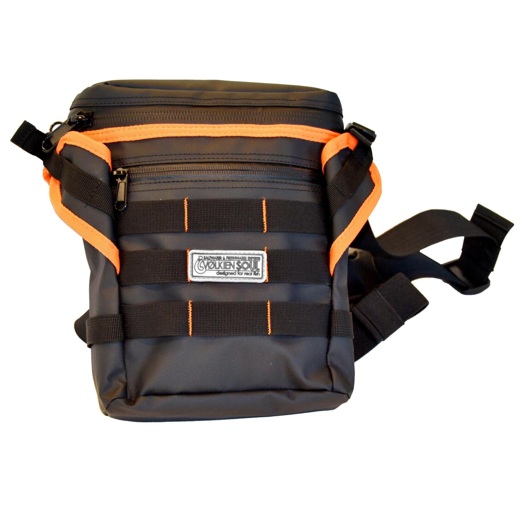 Volkien Soul - Sac De Peche Volkien Soul - Tactical Edge Hip-r Bag - Sac À Dos - Noir|orange - Taille Unique - Decathlon