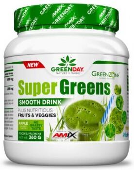 Super Greens Smooth Drink - 360 g Groene Appel Amix Nutrition
