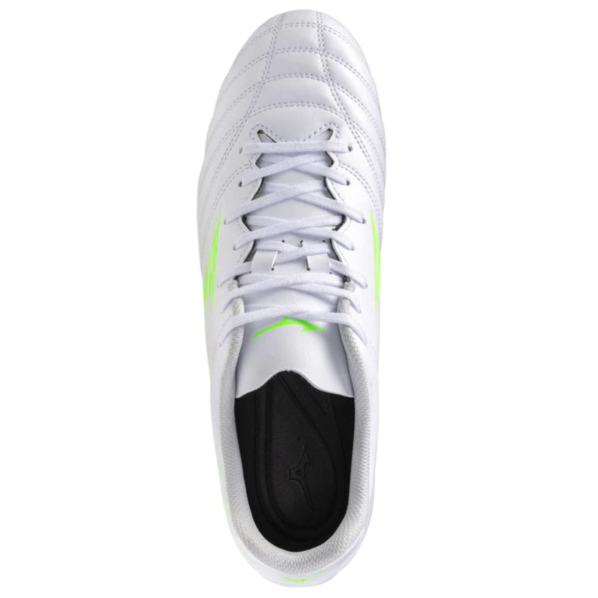 Scarpe da calcio Mizuno Monarcida Neo III Select Bianco e verde neon 3/7