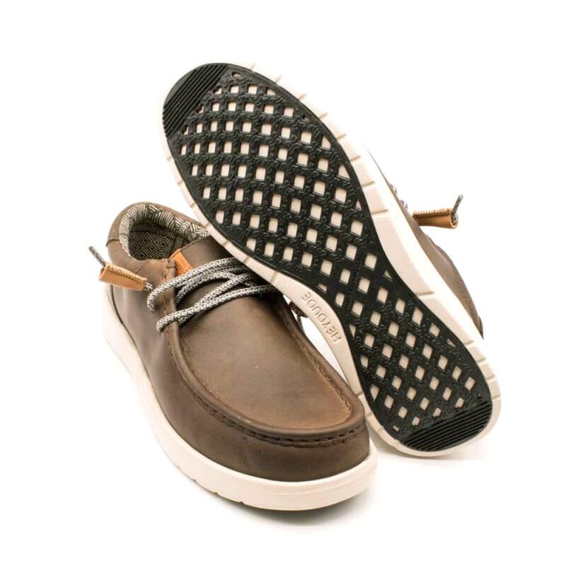 Baskets Hey Dude Modèle Paul Classic Couleur Marron 2/5