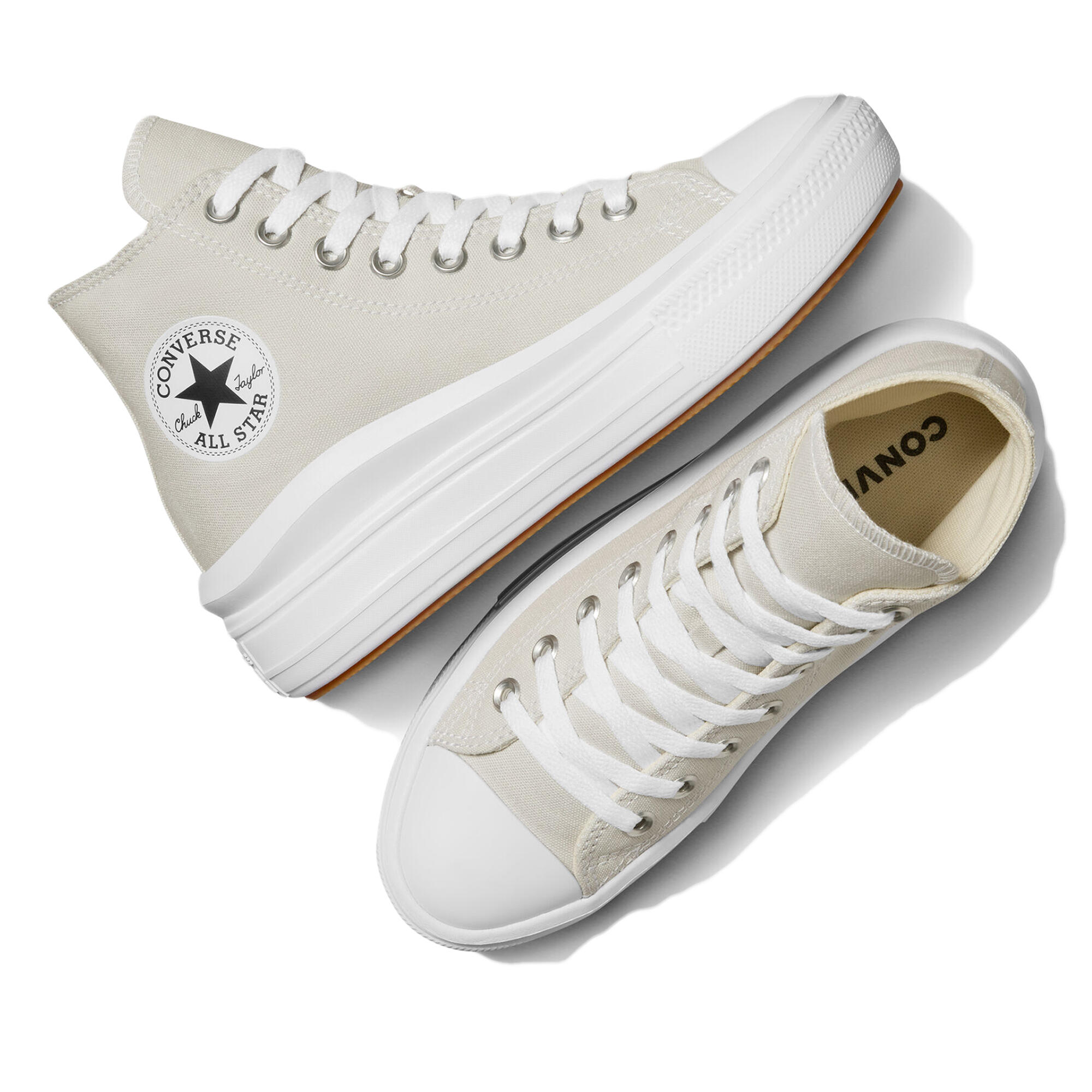 Chaussures Converse Chuck Taylor All Star Move gris 5/5