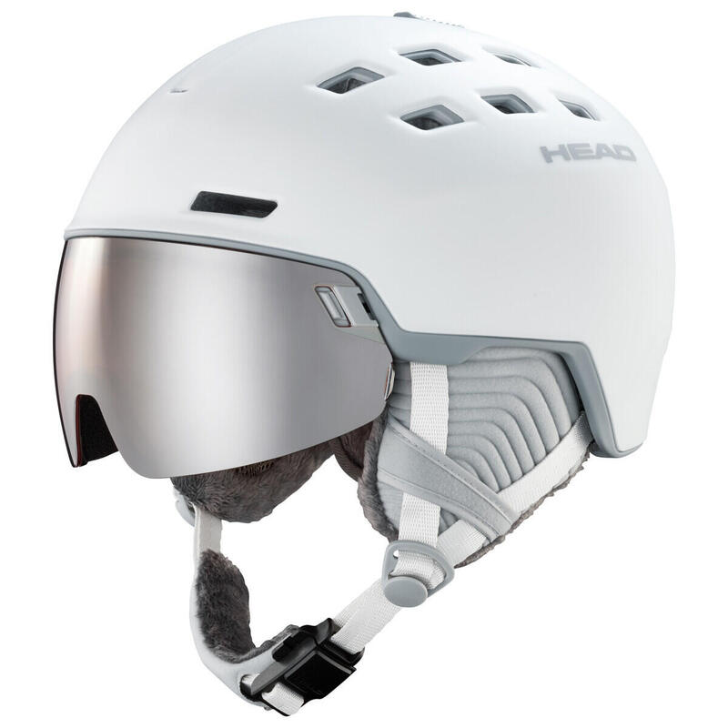 Kask z przyłbicą szybą HEAD Rachel White 2024