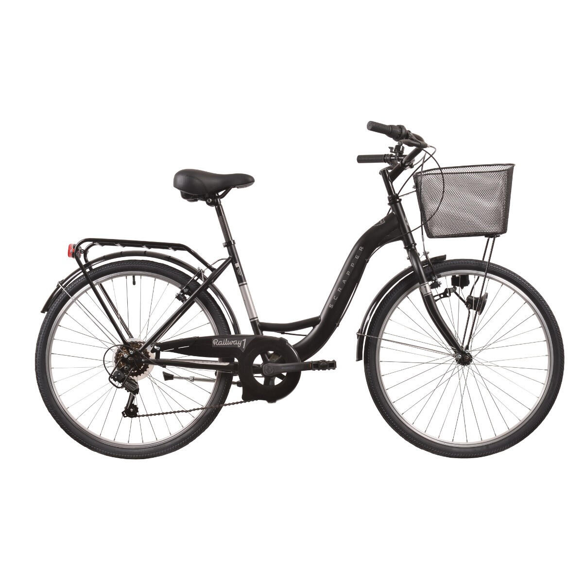 Bicicleta Paseo Scrapper Rueda 28” Velocidades Negro DENVER