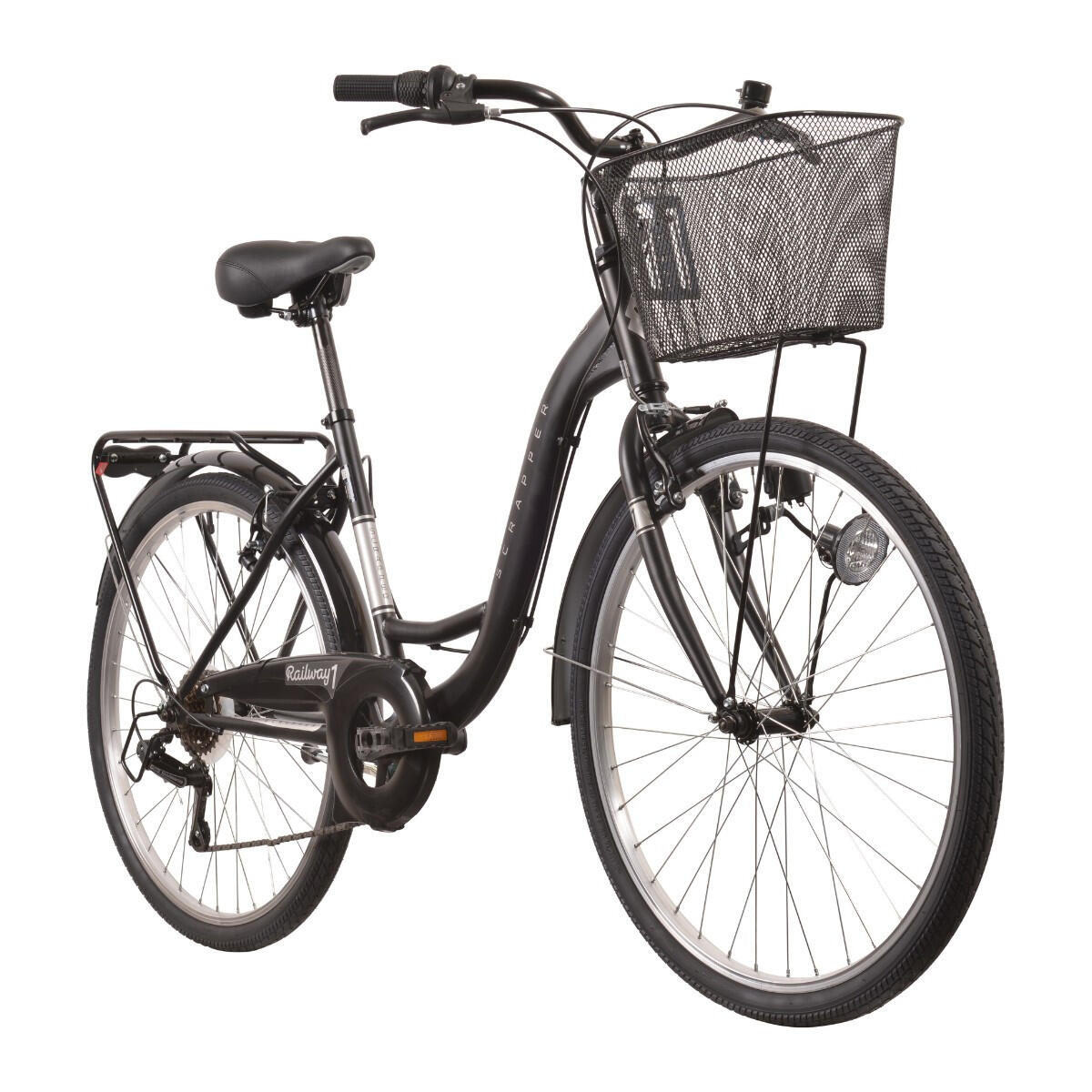Bicicleta Scrapper Touring 28” Roda 6 Velocidades Preto 2/5