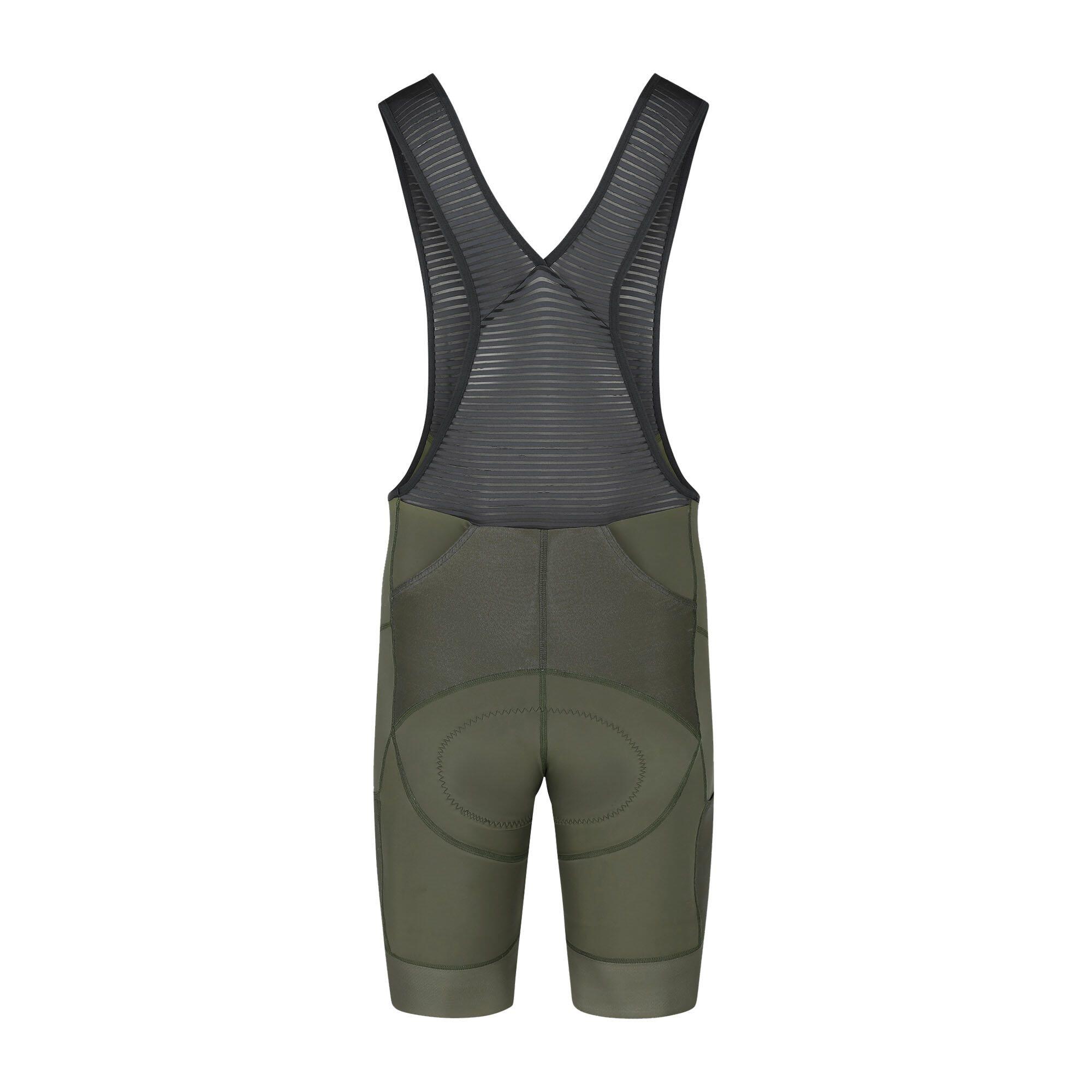 Pantaloncini Gravel Uomo - Icon Gravel Olive 3/7