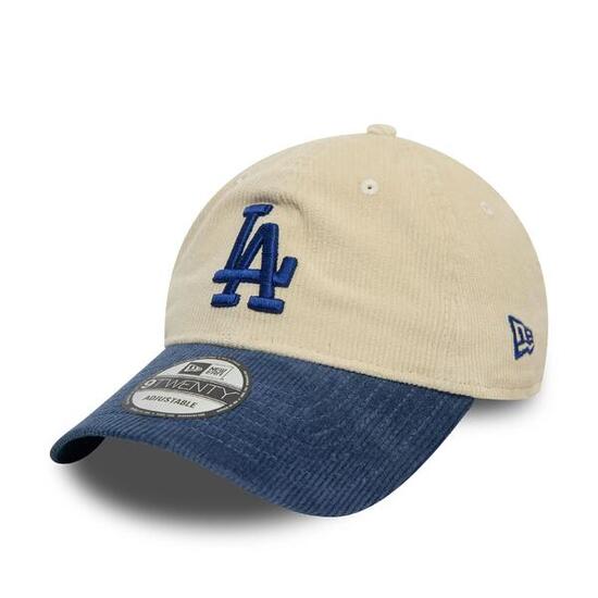 New Era 9TWENTY Cap LA Dodgers Block Cord beige