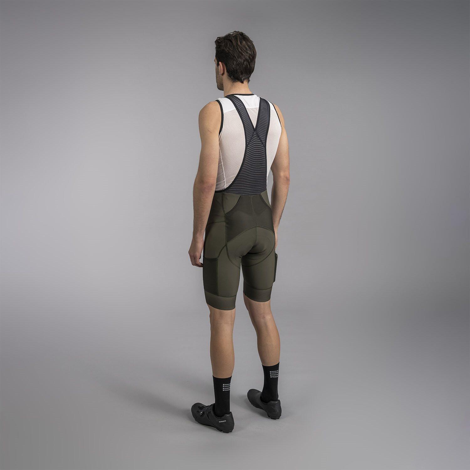 Pantaloncini Gravel Uomo - Icon Gravel Olive 7/7