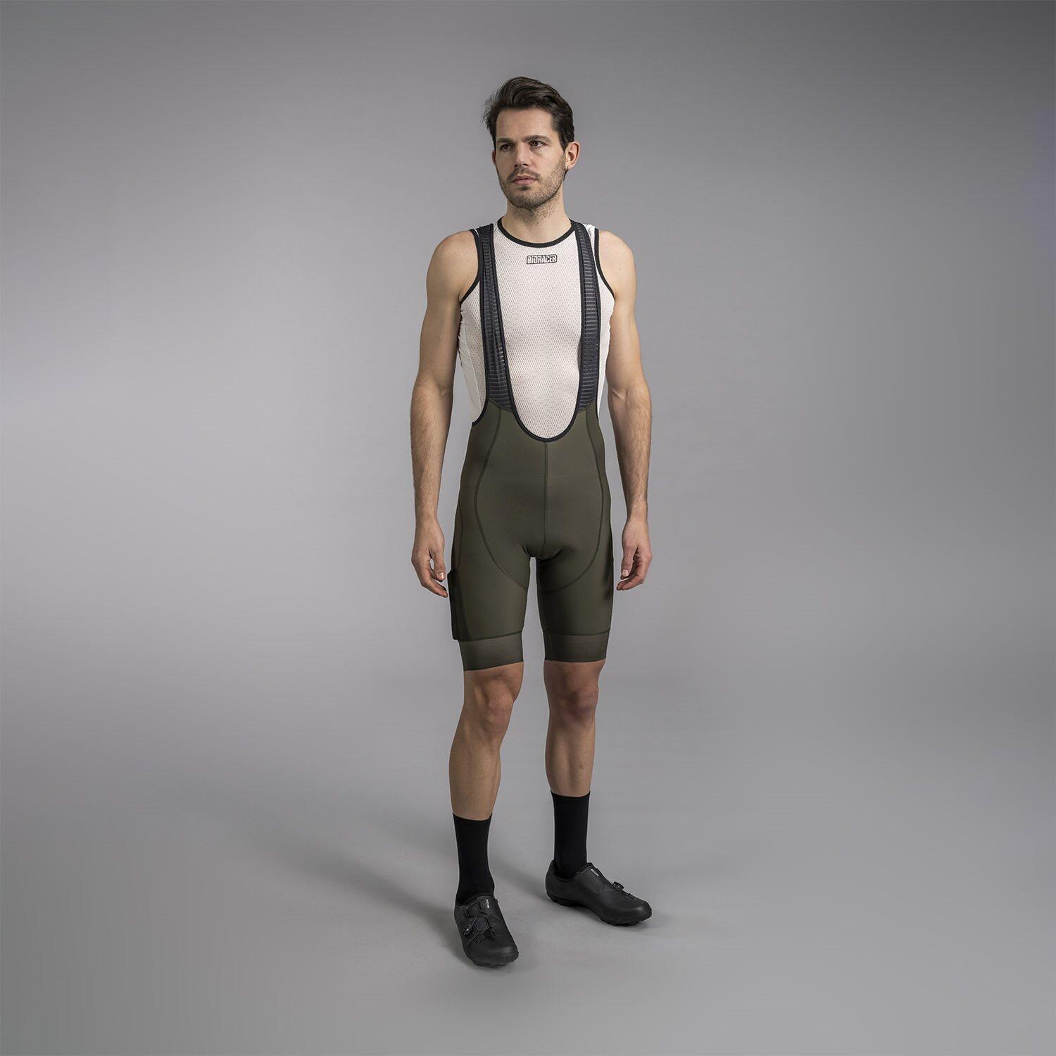 Pantaloncini Gravel Uomo - Icon Gravel Olive 6/7