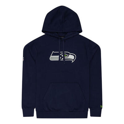 New Era Herren Hoodie NFL Seattle Seahawks Logo marineblau