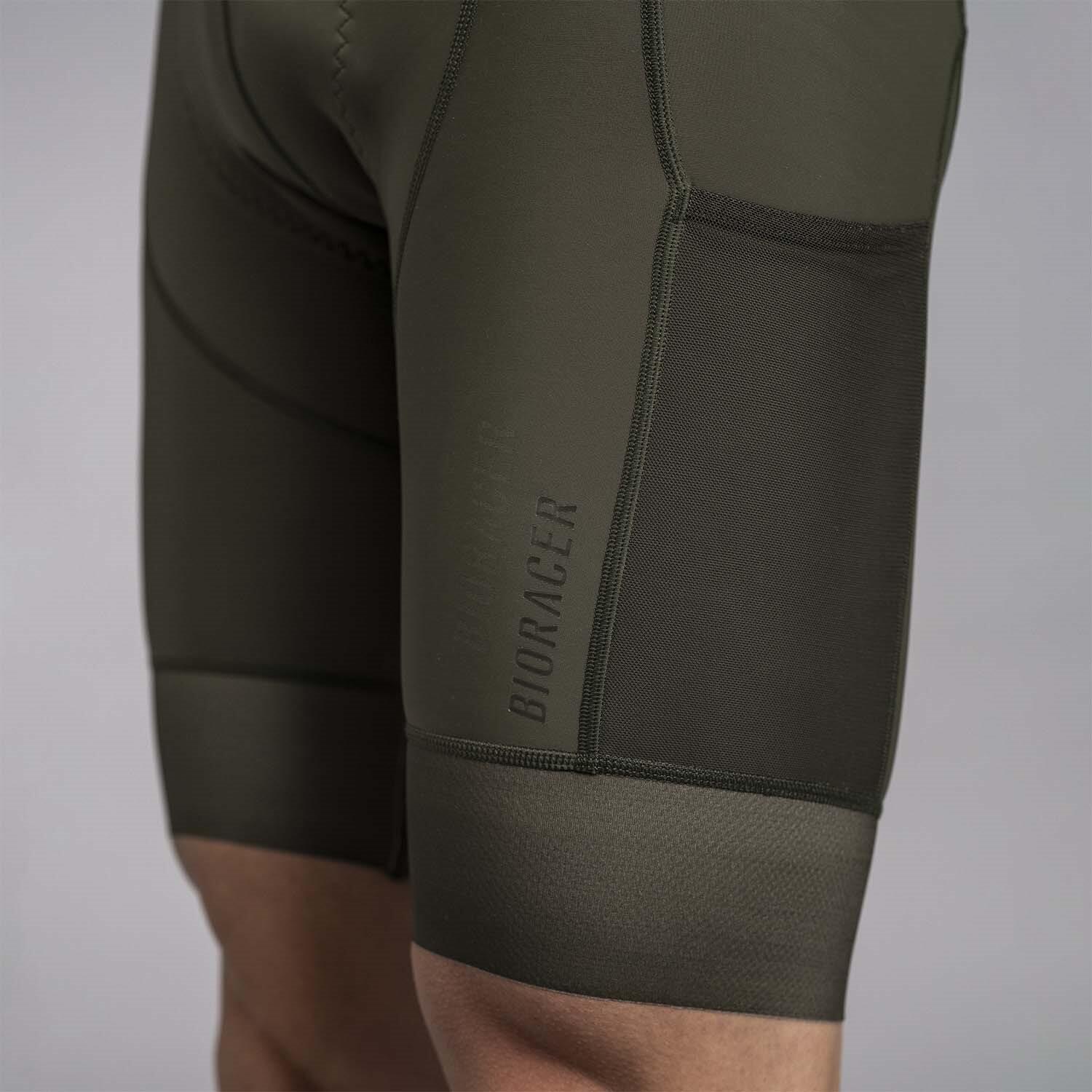 Pantaloncini Gravel Uomo - Icon Gravel Olive 4/7