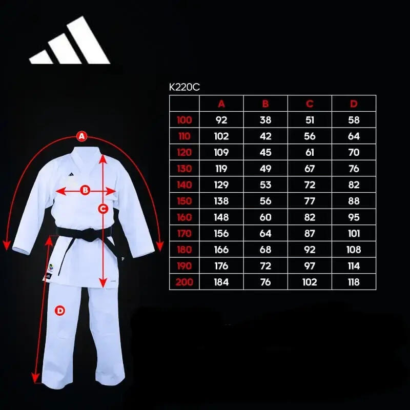 Karategi Kumite K220 Adidas WKF 5/6