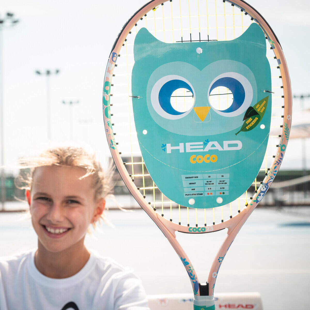 HEAD Coco 25 Raquette de tennis junior 6/7