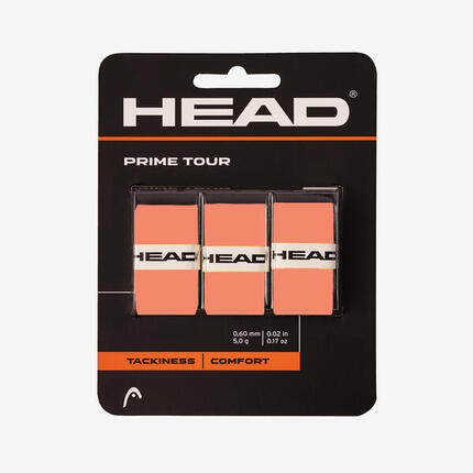 Overgrips HEAD Prime Tour – Pack de 3 unidades (gris)
