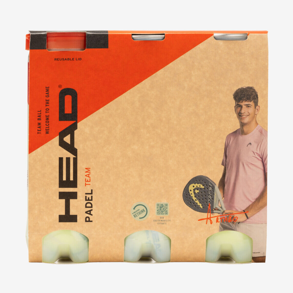 3x3b head padel team - 6dz