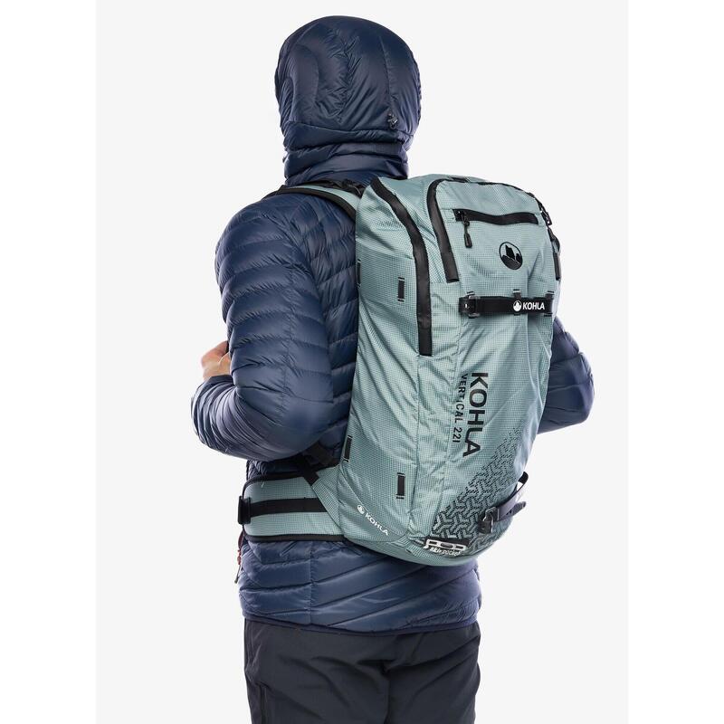 Plecak skiturowy Kohla Vertical 22L - stormy sea/caviar