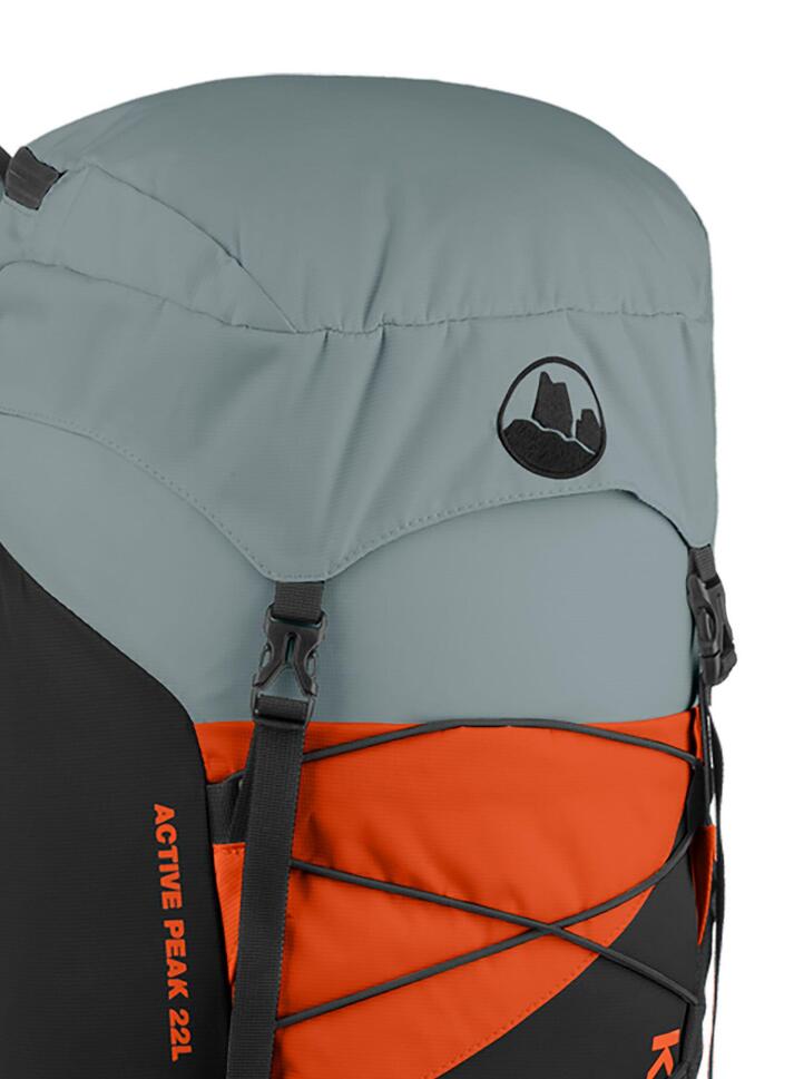 Plecak Kohla Active Peak 22L - stormy sea/red orange/caviar