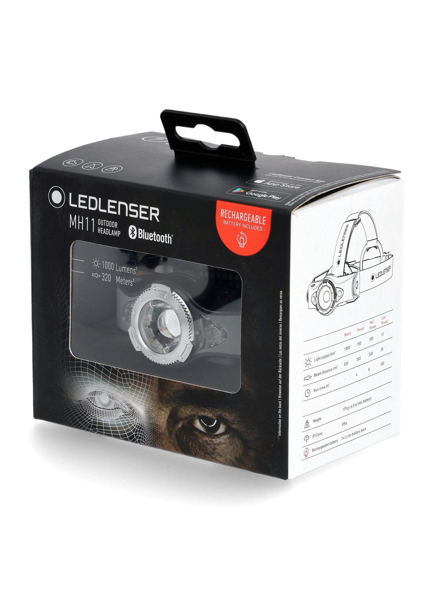MH11 Head Torch Rechargeable 1000lm LED, Waterproof, Inc Red, Green, Blue Light 7/7