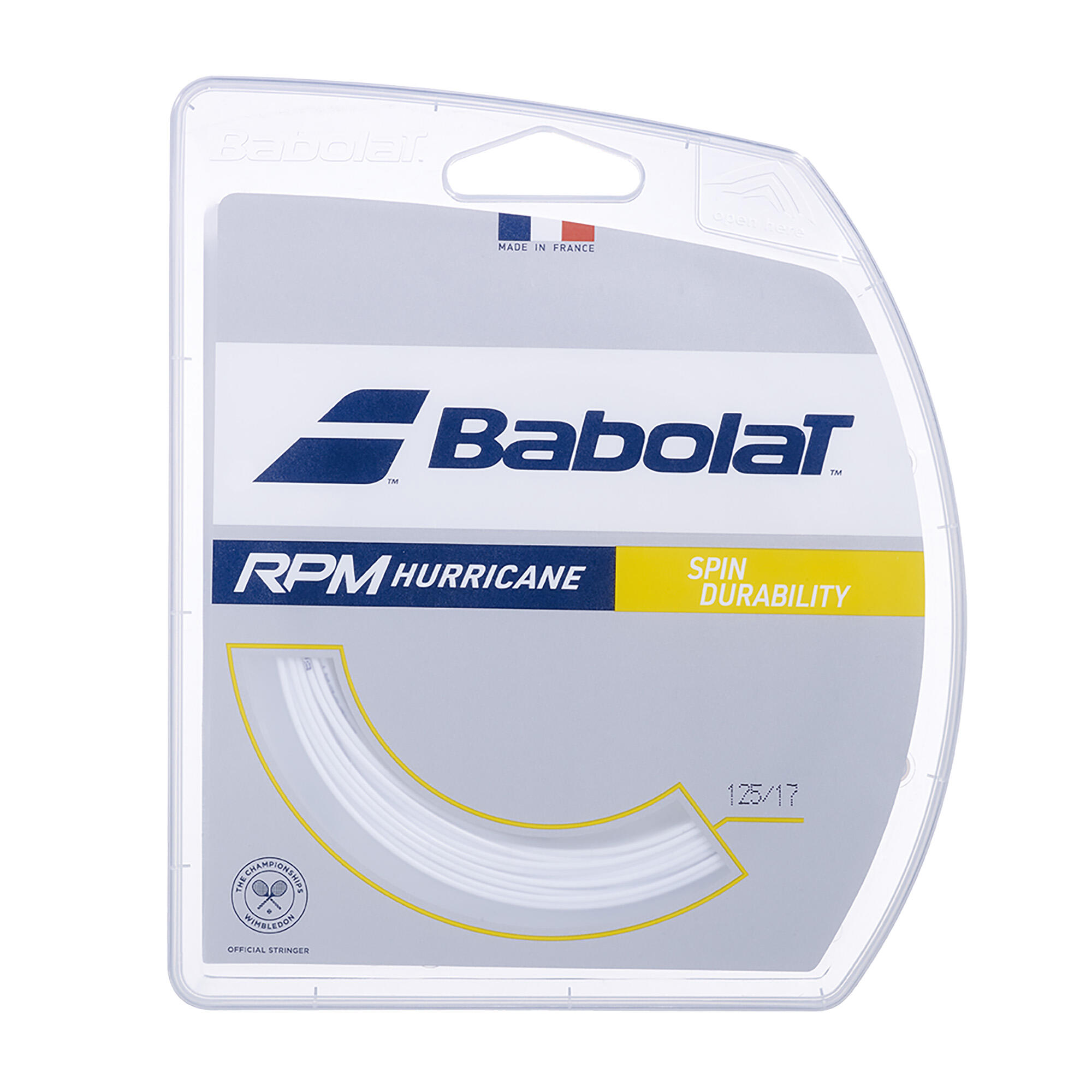 Cuerda de tenis Babolat 12 m RPM Hurricane 4/4