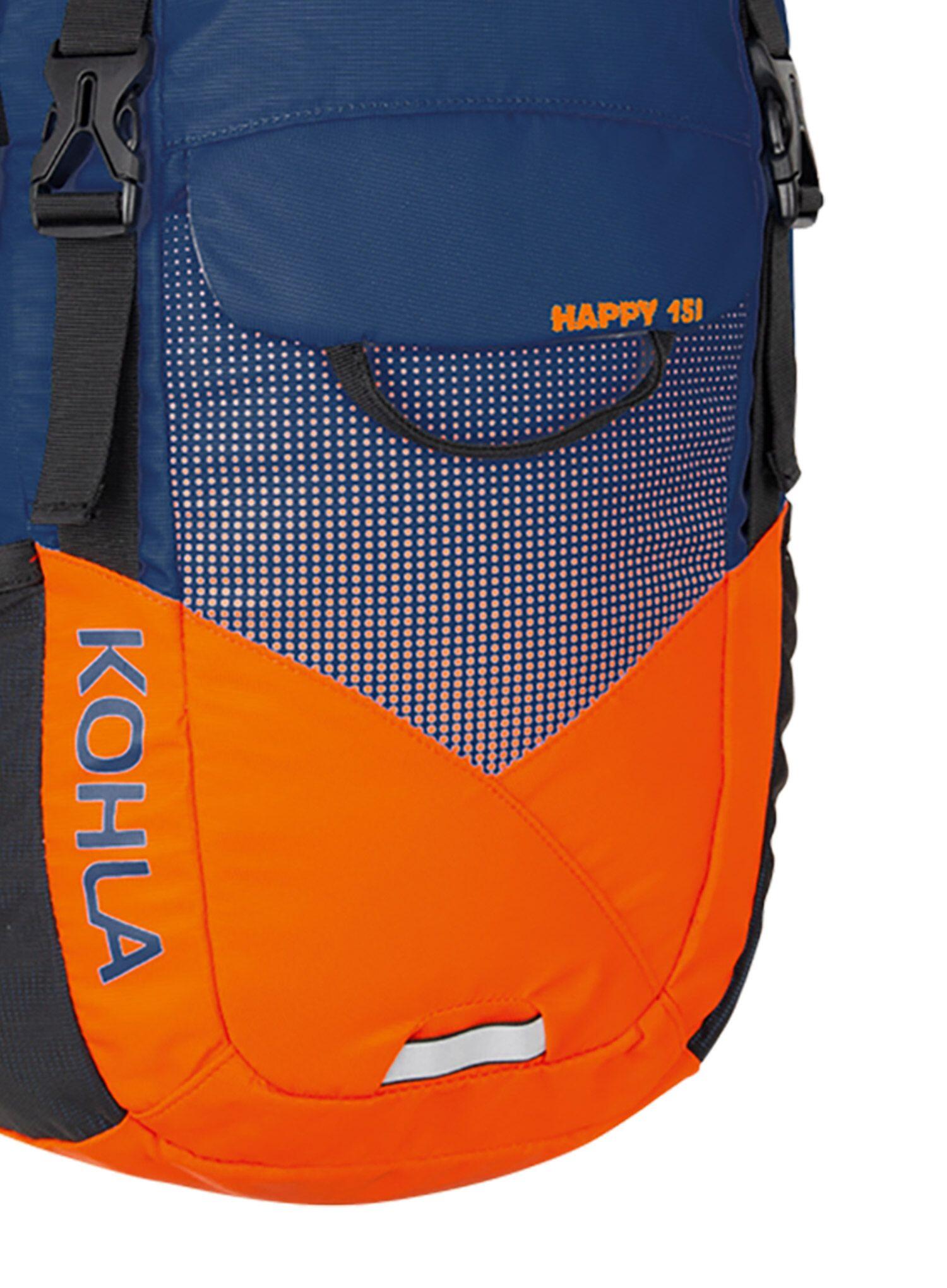 Plecak dla dziecka Kohla Happy 15L - navy peony/red orange 3/3