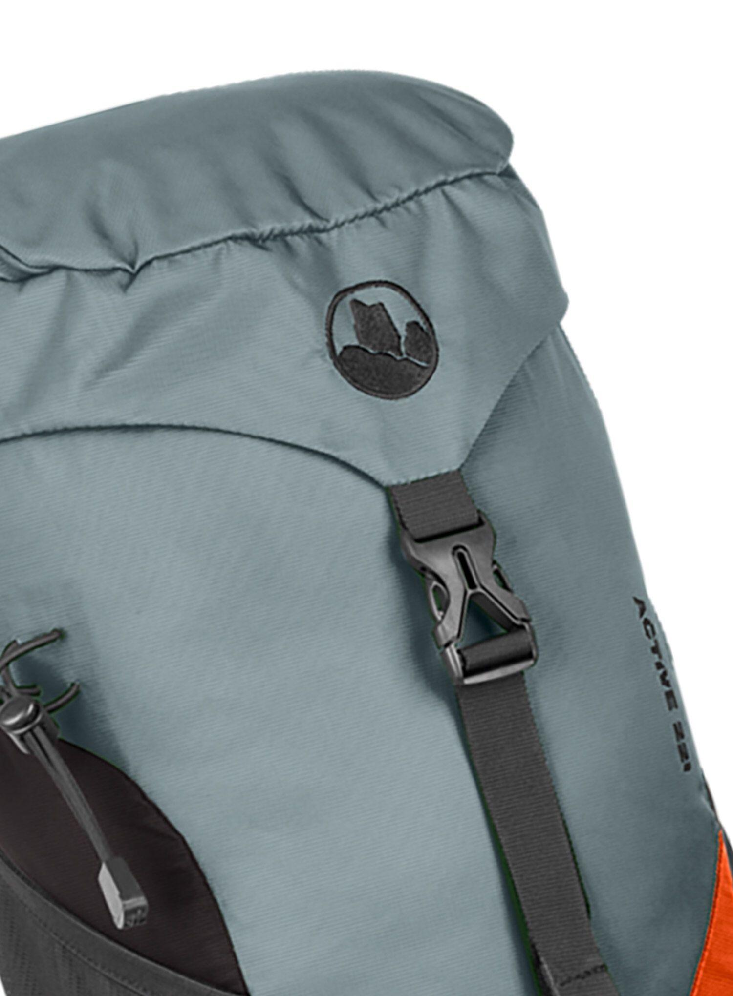 Plecak z siatką dystansową Kohla Active 22L - stormy sea/red orange/caviar 2/3
