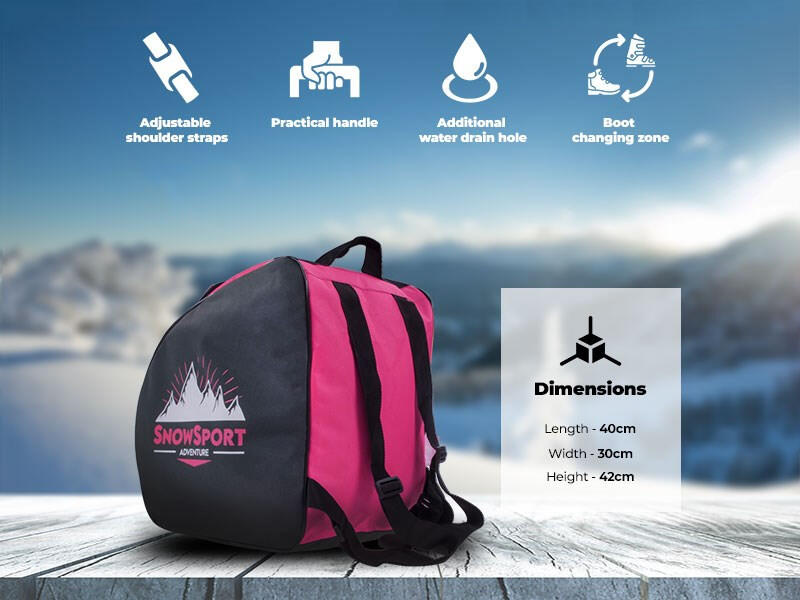 Pokrowiec na buty narciarskie Snowsport BootBag Pink 2022 1/6