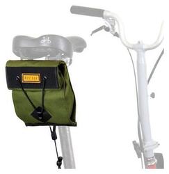 Sacoche de Selle pour Vélo Pliant Restrap City Saddle Bag Small Vert Olive
