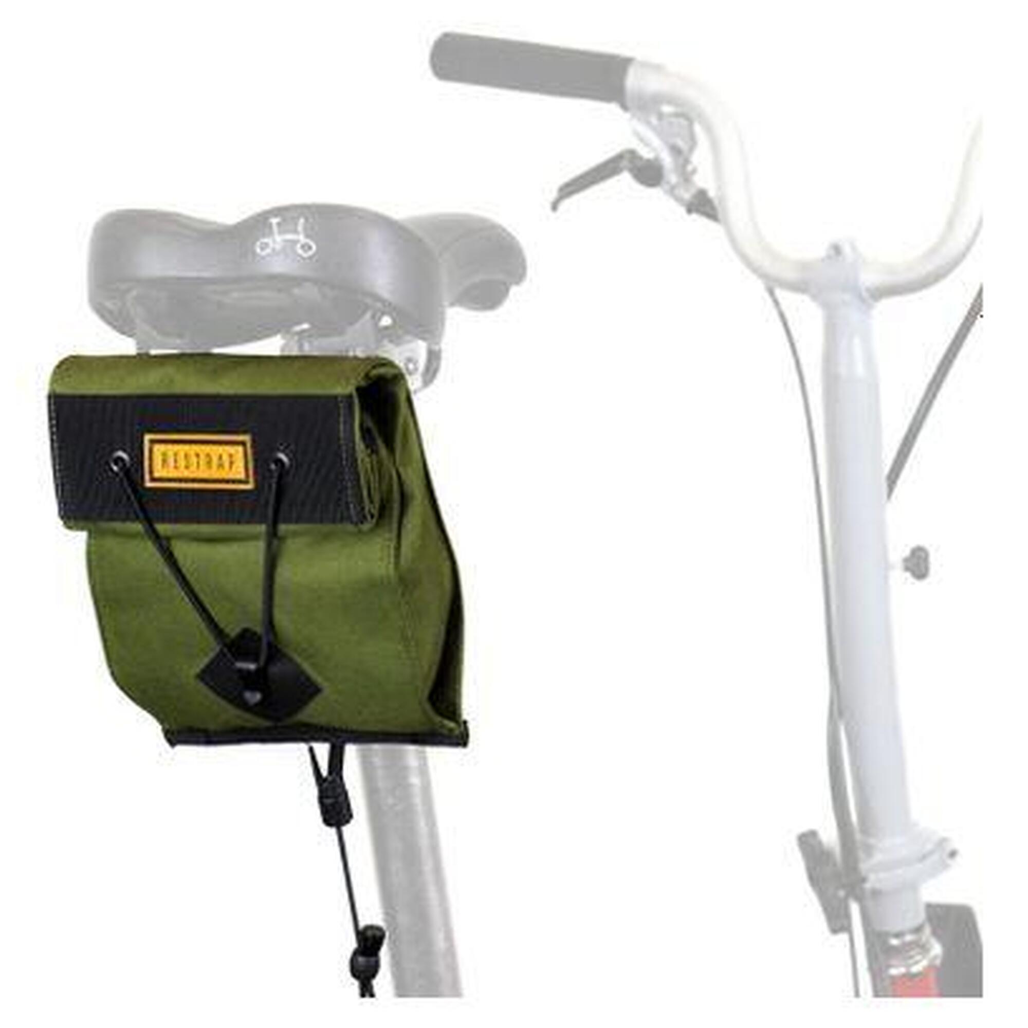 Restrap - Sacoche De Selle Pour Vélo Pliant Restrap City Saddle Bag Small Vert Olive - Sacoche Selle Vélo - Vert - Decathlon
