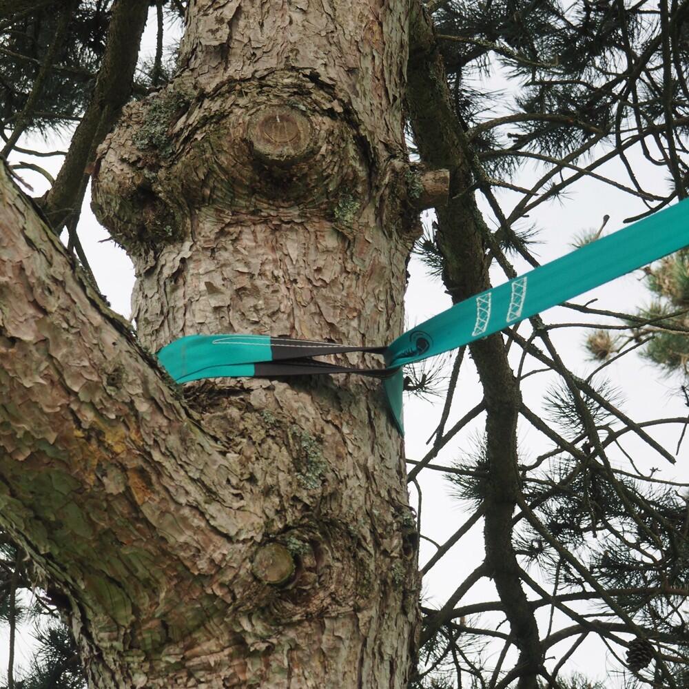 Ninja parcours, 15m hindernisbaan op Slackline - 7 modulaire hindernissen 6/7