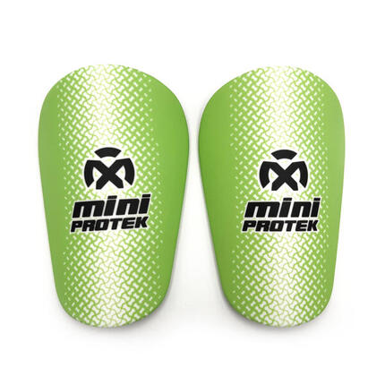 Mini Fußball-Schienbeinschoner Kinder & Erwachsene M 10x6 cm Grün