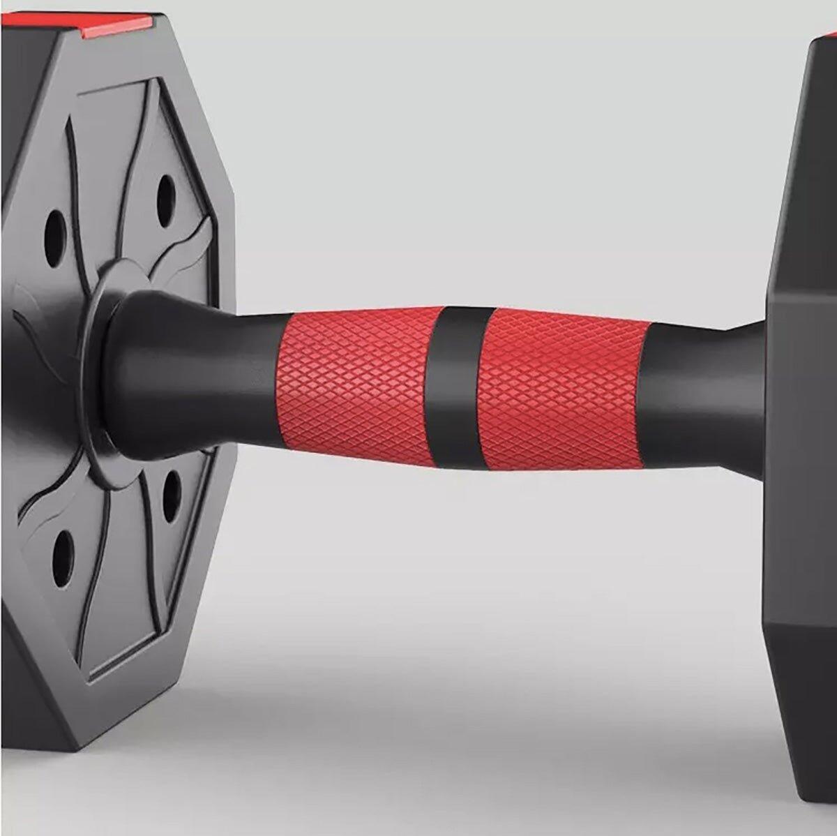 Conjunto de Halteres 2 em 1 Octogonal de 10kg Fitness Tech 2/5
