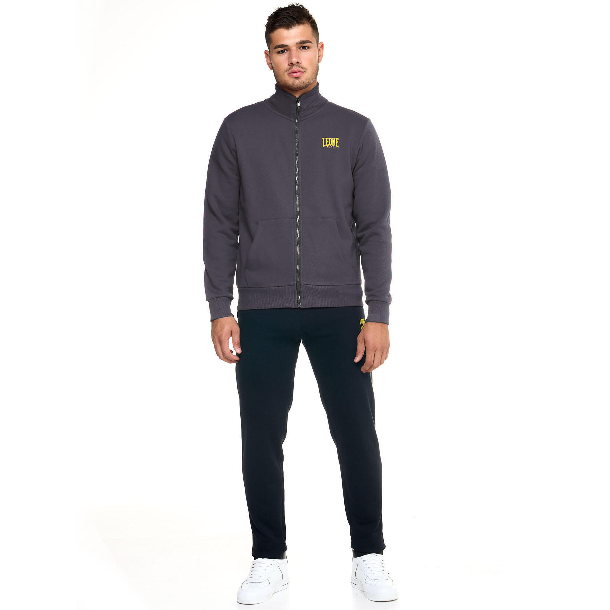 Leone 1947 Apparel - Costume À Col Montant Et Fermeture Éclair Intégrale Welcome Back Pour Hommes - Survêtement - Gris|noir - S - Decathlon