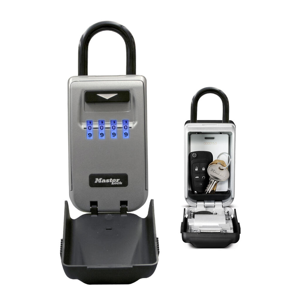 Light Up Dials Key Safe [Weatherproof - Outdoor] [With Shackle] [Medium Size]