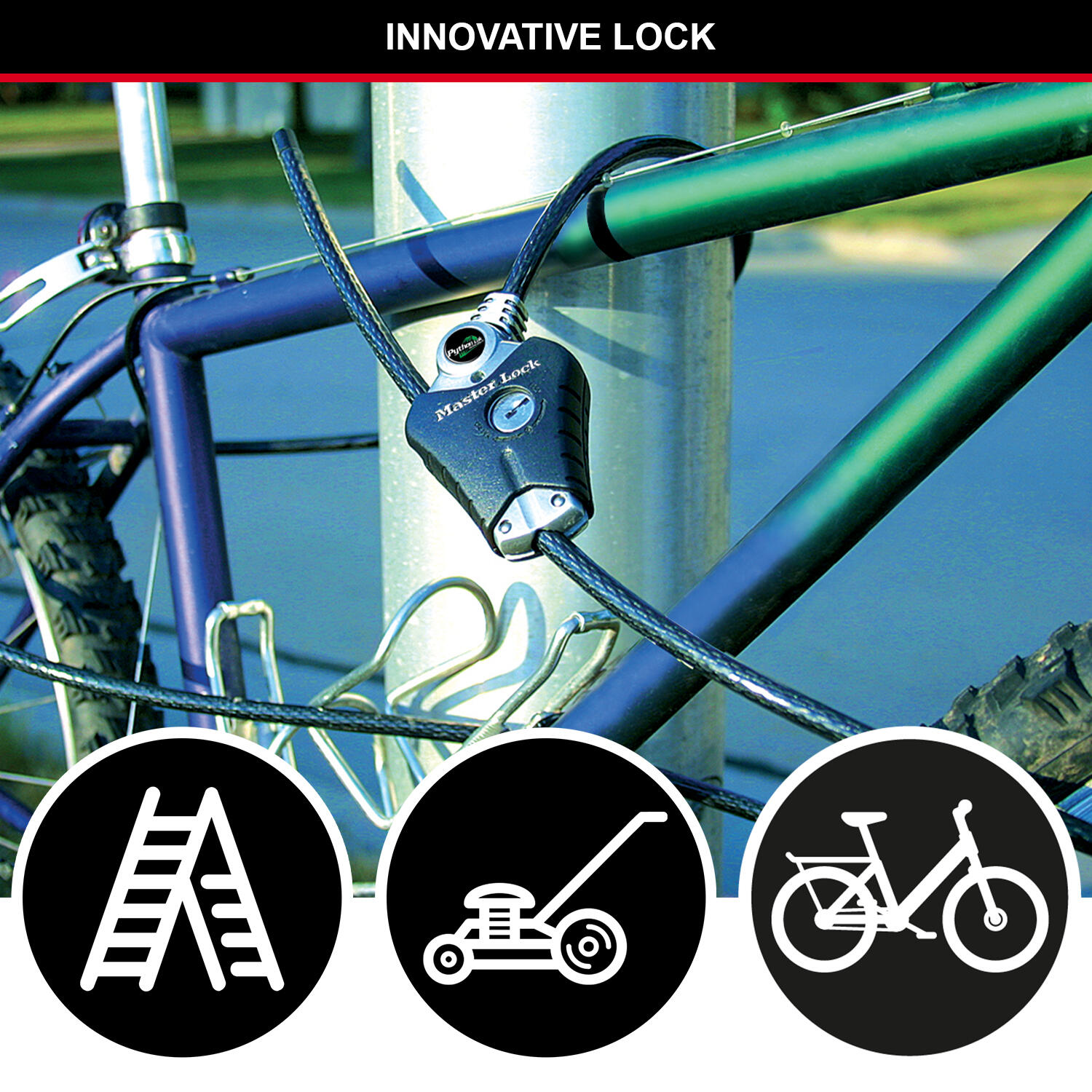 MASTER LOCK Serratura a cavo Python 8428 2/6
