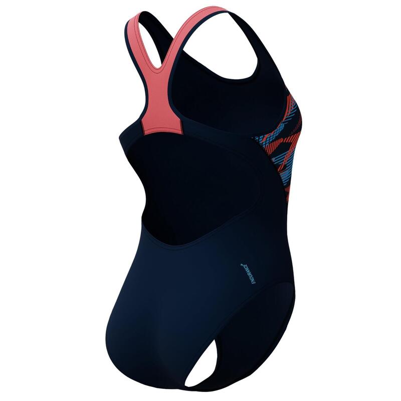 Costum de baie dintr-o singură piesă Speedo Placement Laneback pentru femei