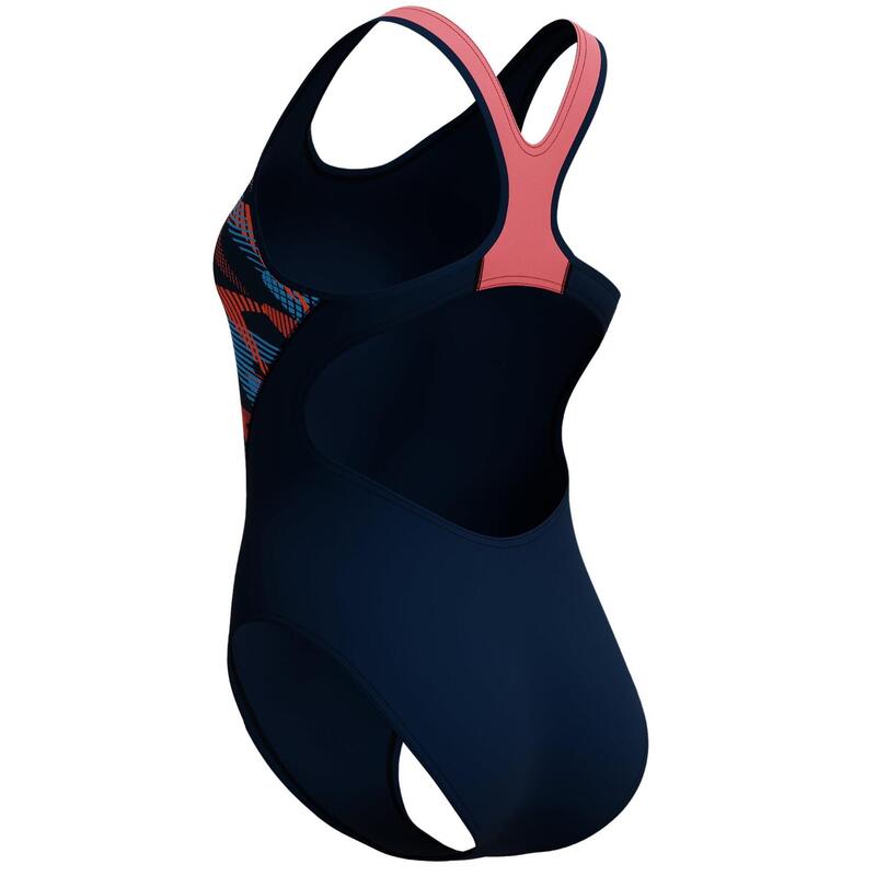 Costum de baie dintr-o singură piesă Speedo Placement Laneback pentru femei