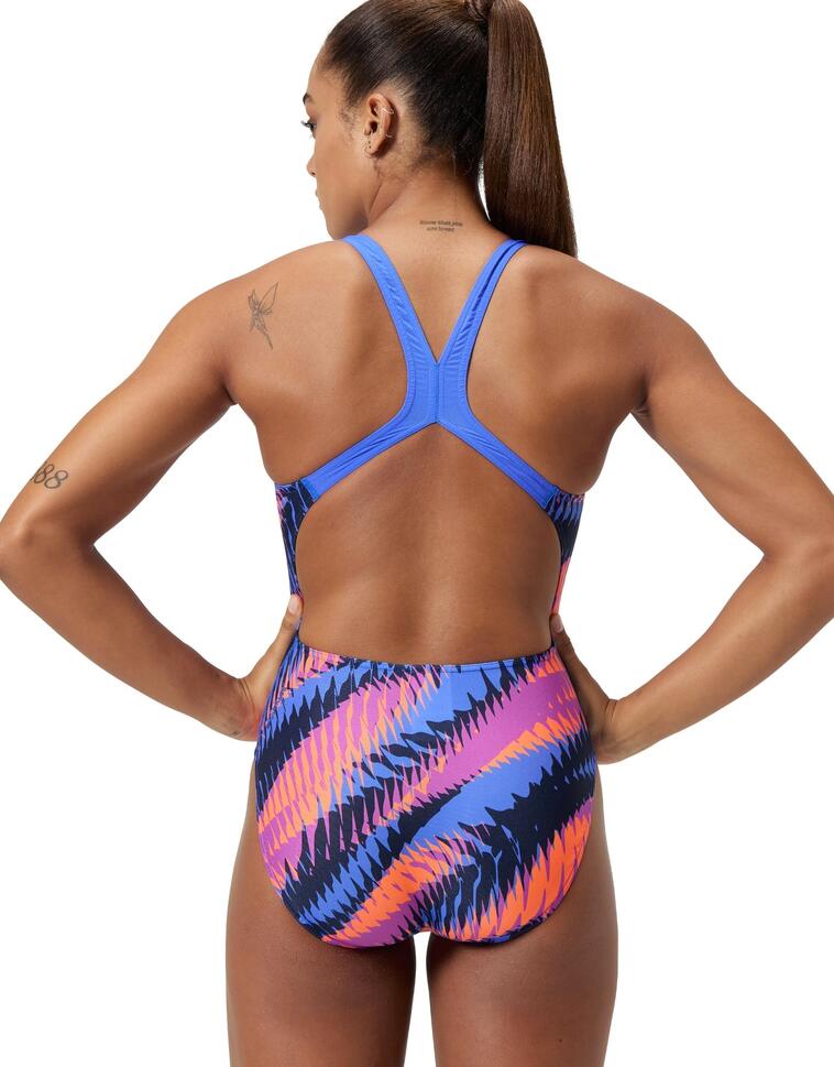 Strój pływacki jednoczęściowy damski Speedo Allover Digital Powerback