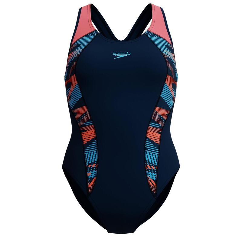 Strój pływacki jednoczęściowy damski Speedo Placement Laneback