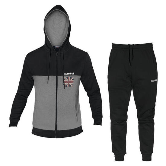 Tuta Uomo Cotone Felpato Zip Cappuccio AD2679