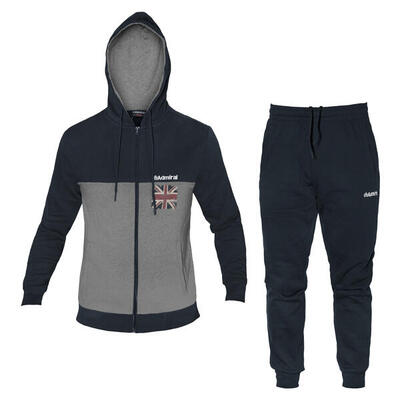 Tuta Uomo Cotone Felpato Zip Cappuccio AD2679