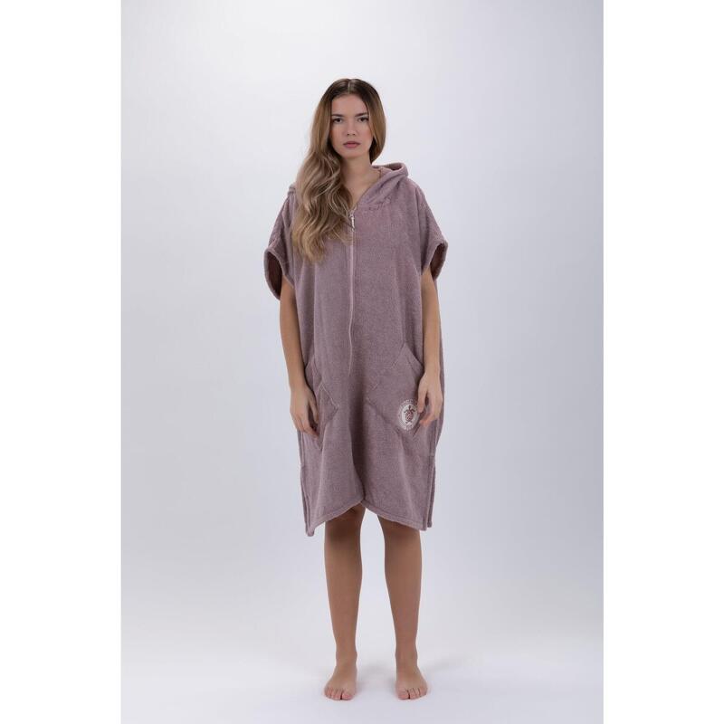 Poncho Maro Surf - Mărime Unică - Bumbac - Fără Mâneci - Cu Închidere cu Fermoar