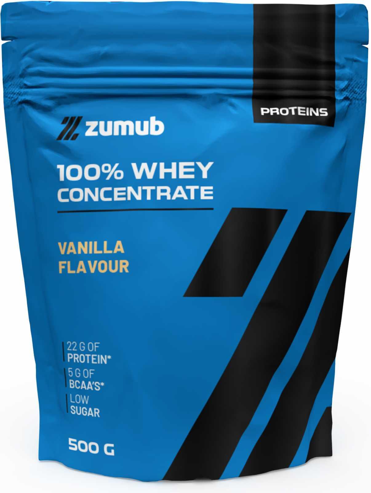 ZUMUB Zumub 100% Whey Concentrate 500g - Vaniglia