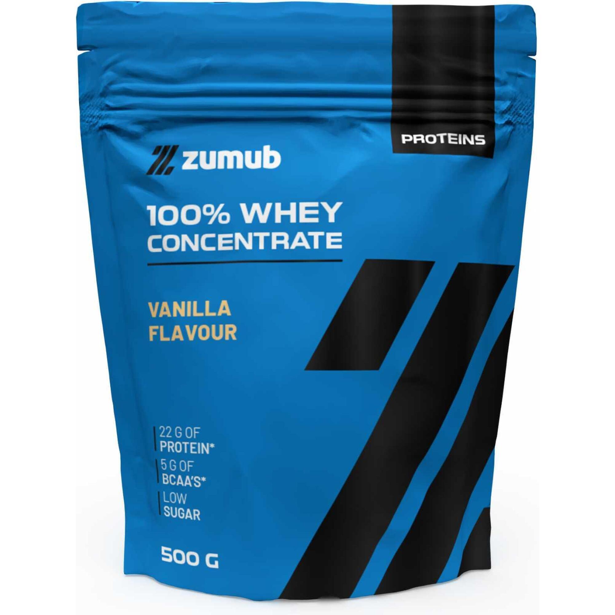 Zumub - Zumub 100% Whey Concentrate 500g - Vanille - Whey Protéine - 500 G - Decathlon