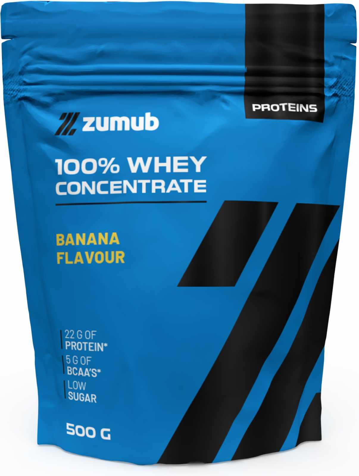 ZUMUB Zumub 100% Whey Concentrate 500g - Banana