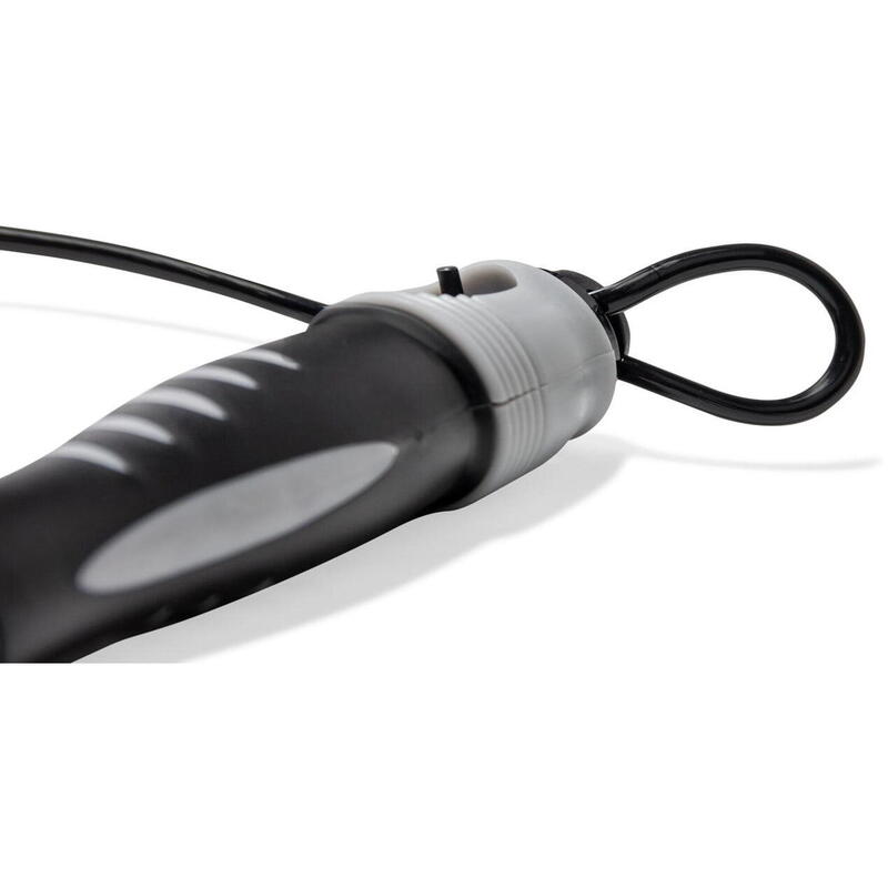 Corde à sauter réglable  - Avec comptoir - Noir / Gris