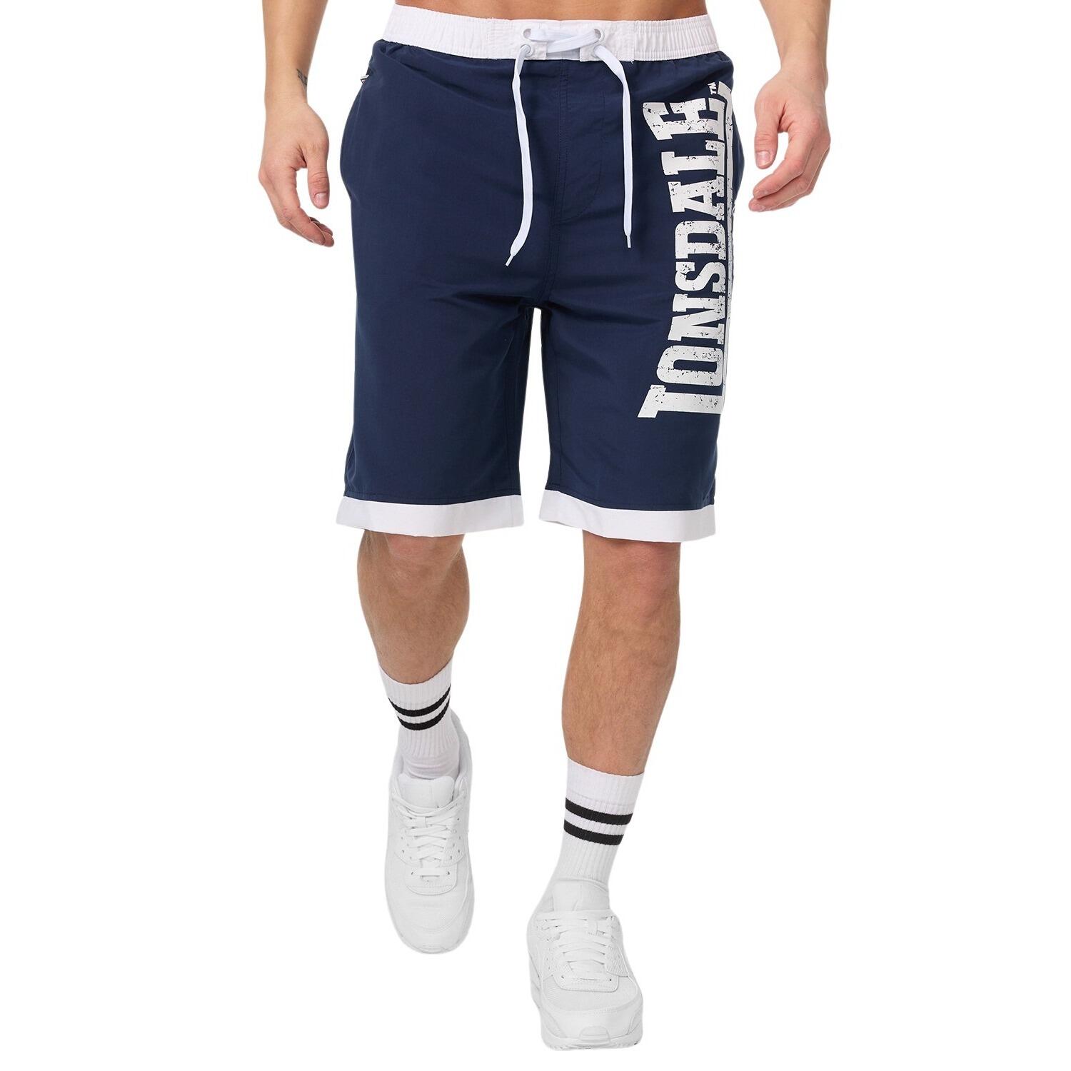 Lonsdale - Short Lonsdale Clennell - Short De Bain - Bleu - 56 3xl - Decathlon