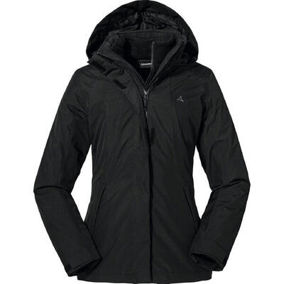 Schöffel 3 in1 Jacke Partinello L Damen Doppeljacke Wintermantel black 44