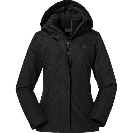 Schöffel 3 in1 Jacke Partinello L Damen Doppeljacke Wintermantel black 44